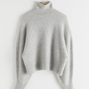 & Other Stories Soft Wool Blend Turtleneck - NWT
